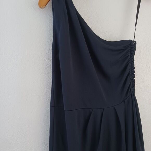 Marc by Marc Jacobs One Shoulder pleaded blue Dress Size S